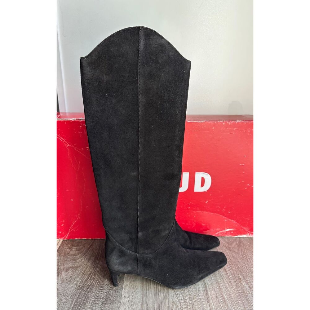 STAUD WESTERN WALLY BOOT BLACK SUEDE EU38/US8 $495 - Picture 5 of 12